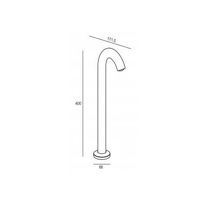 Gardino LX1401-650 - LED Екстериорна лампа ORCHIDEE LED/4W/230V IP65