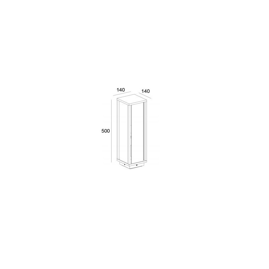 Gardino LX1463-500 - Екстериорна лампа MELISSA 1xE27/15W/230V IP54