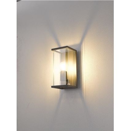 Gardino LX1465 - Екстериорна лампа със сензор MELISSA 1xE27/15W/230V IP54