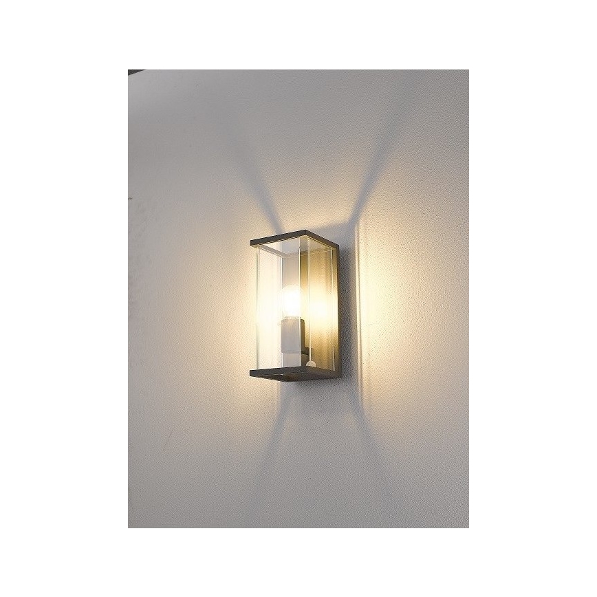 Gardino LX1465 - Екстериорна лампа със сензор MELISSA 1xE27/15W/230V IP54