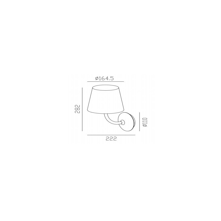 Gardino LX1791 - LED Екстериорен аплик VIOLA LED/7W/230V IP65