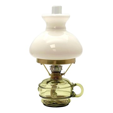 Газова лампа MONIKA 34 см горскозелен декориран