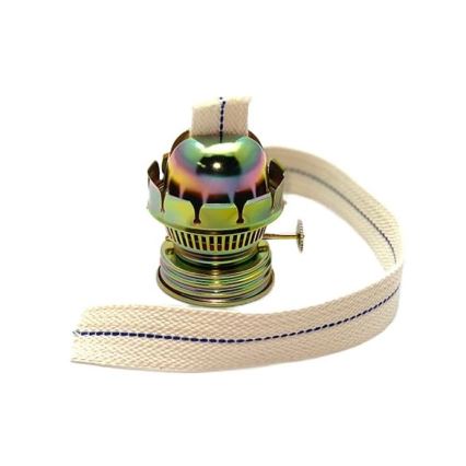 Газова лампа MONIKA 34 см горскозелен декориран