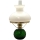 Газова лампа EMA 38 см тъмнозелен
