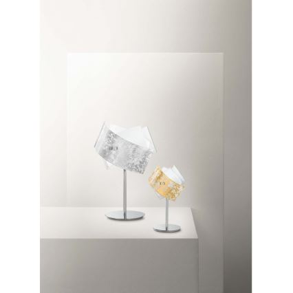 Gea Luce CAMILLA L P arg - Настолна лампа CAMILLA 1xE14/42W/230V сребрист