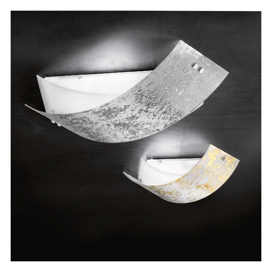 Gea Luce CAMILLA P M arg - Плафон CAMILLA 2xE27/70W/230V 63,5 см сребрист