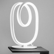 Gea Luce DIVA L BIANCO SATINATO - LED Димируема настолна лампа DIVA LED/17W/230V бял