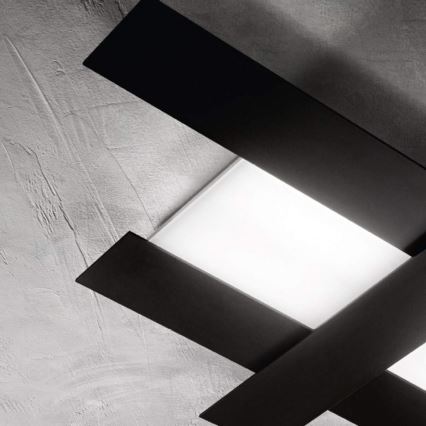 Gea Luce DOHA P G N - LED Плафониера DOHA LED/50W/230V 104 см черен