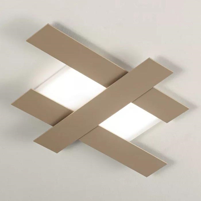 Gea Luce DOHA P P T - LED Плафониера DOHA LED/30W/230V 65,5 см бежов