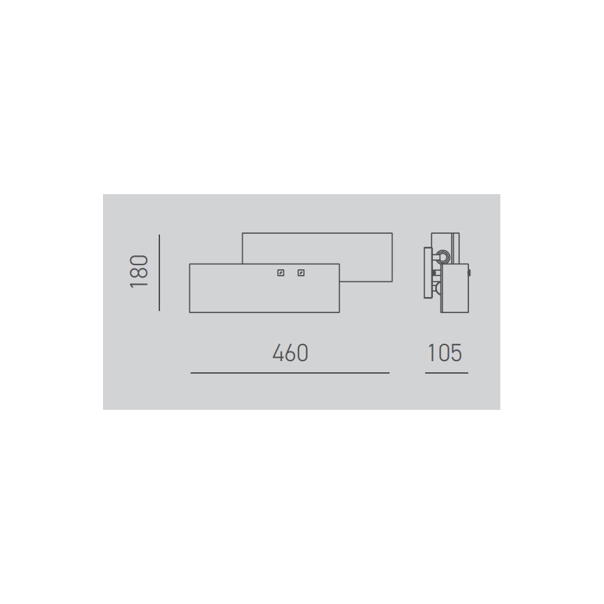Gea Luce LARA A P oro - Аплик LARA 2xE14/42W/230V златист