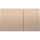 Geberit 115.622.QB.1 - Бутон за промиване Sigma70 25x14,6 см четкан розово-златист