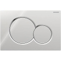 Geberit 115.770.21.5 - Бутон за смиване Sigma01 Round 24,6x16,4 cm лъскав хром