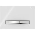 Geberit 115.788.11.2 - Бутон за промиване Sigma50 24,6x16,4 cm бял/матов хром