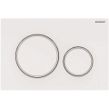 Geberit 115.882.11.1 - Бутон за смиване Sigma20 24,6x16,4 см бял