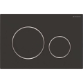 Geberit 115.882.14.1 - Панел за промиване Sigma20 24,6x16,4 cm матов черен