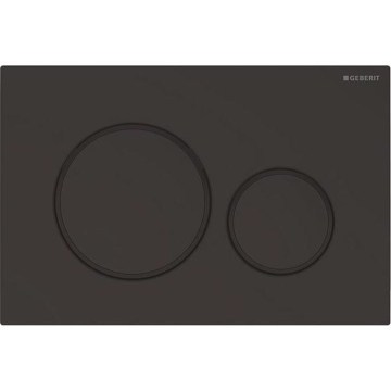 Geberit 115.882.16.1 - Бутон за промиване Sigma20 24,6x16,4 cm в матово черно