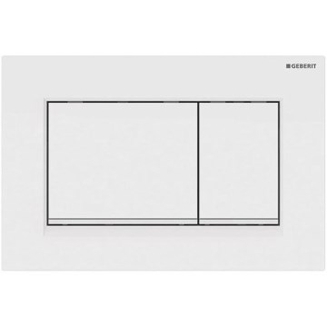 Geberit 115.883.11.1 - Бутон за промиване Sigma30 24,6x16,4 cm бял