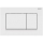 Geberit 115.883.11.1 - Бутон за промиване Sigma30 24,6x16,4 cm бял