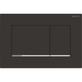 Geberit 115.883.14.1 - Бутон за промиване Sigma30 24,6x16,4 cm черен/лъскав хром