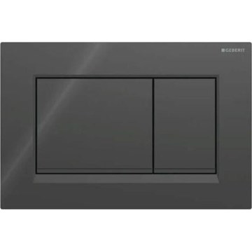 Geberit 115.883.DW.1 - Бутон за смиване Sigma30 24,6x16,4 см черен