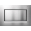 Geberit 115.883.JQ.1 - бутон за промиване Sigma30 24,6x16,4 см матов хром/лъскав хром