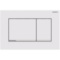 Geberit 115.883.JT.1 - Бутон за смиване Sigma30 24,6x16,4 см бял/лъскав хром