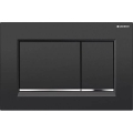 Geberit 115.883.KM.1 - Бутон за промиване Sigma30 24,6x16,4 cm черен/лъскав хром