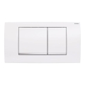 Geberit 115.899.KJ.1 - Бутон за смиване Twinline30 34x18,5 cm бял/лъскав хром
