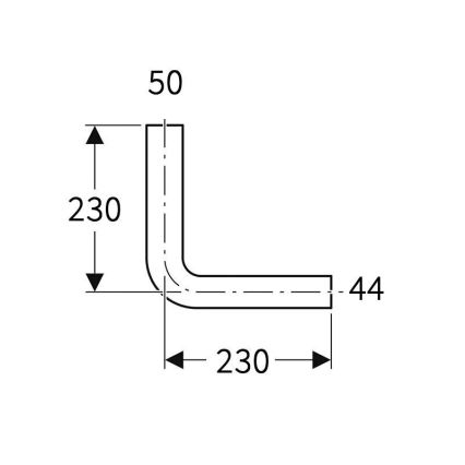 Geberit 118.003.11.1 - Изпускателно коляно 90° алпийско бяло