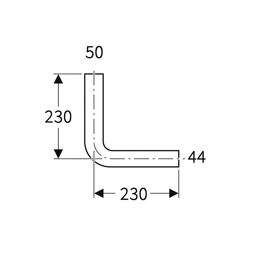 Geberit 118.003.11.1 - Изпускателно коляно 90° алпийско бяло