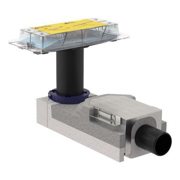 Geberit 154.150.00.1 - Комплект за груб монтаж за душови канали CleanLine 90-220 мм