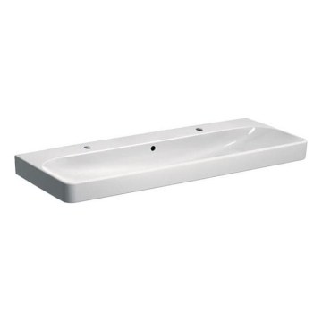 Geberit 500.253.01.1 - Висящ двоен умивалник Smyle Square 120x48 cm керамика/бяла