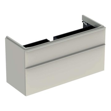 Geberit 500.355.JL.1 - Шкаф под мивка за баня Smyle Square 61,7 x 118,4 см в пясъчен цвят