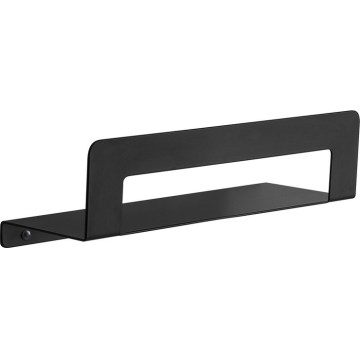 Gedy - Полица с закачалка за кърпи CLEO 30 см матово черно