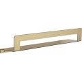 Gedy - Полица с закачалка за кърпи CLEO 50 см матово злато