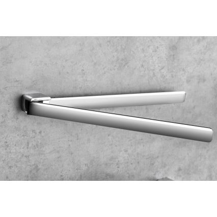 Gedy - Стена въртящ се кърпа държач PIRENEI 36 см лъскав хром