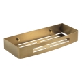 Gedy - Стенна полица за душ SMART 30x12,8 cm матова златна