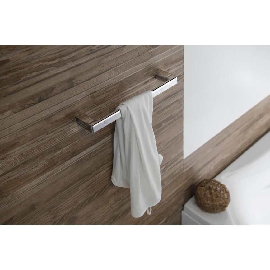 Gedy - Стенна закачалка за кърпи PIRENEI 6,6x35 см лъскав хром