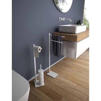 Gedy - Стойка за кърпи TRILLY 83,5 cm матова бяла