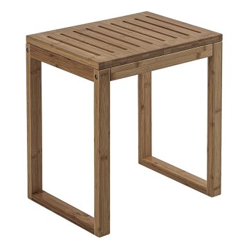 Gedy - Столче за баня HIMALAYA 39,5x44,3 см бамбук