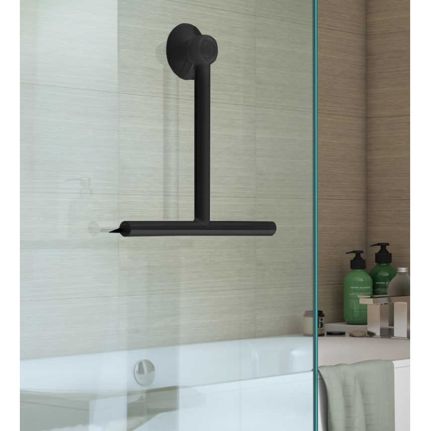 Gedy - Стъргалка за стъкло GUMMY матов черен