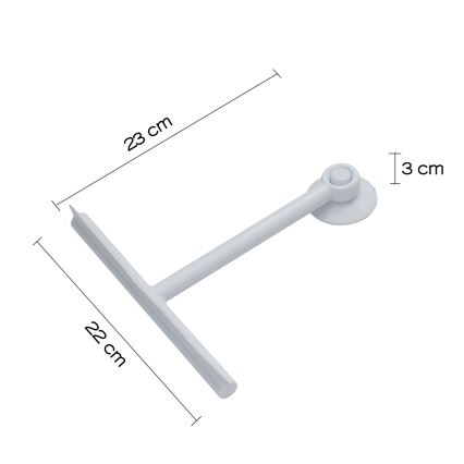 Gedy - Стъргалка за стъкло GUMMY матов черен