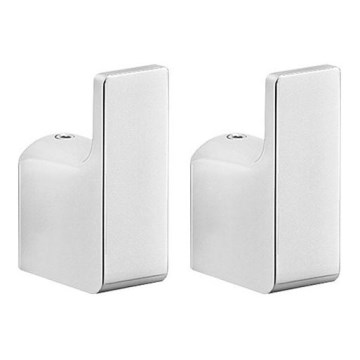 Gedy - К-кт 2x Стенна закачалка PIRENEI лъскав хром