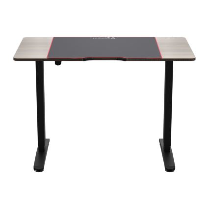 Гейминг маса с регулируема височина CONTROL 110x60 см кафяв/черен