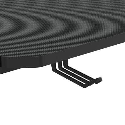 Гейминг маса SNAKE с LED RGB подсветка 100x60 см черен