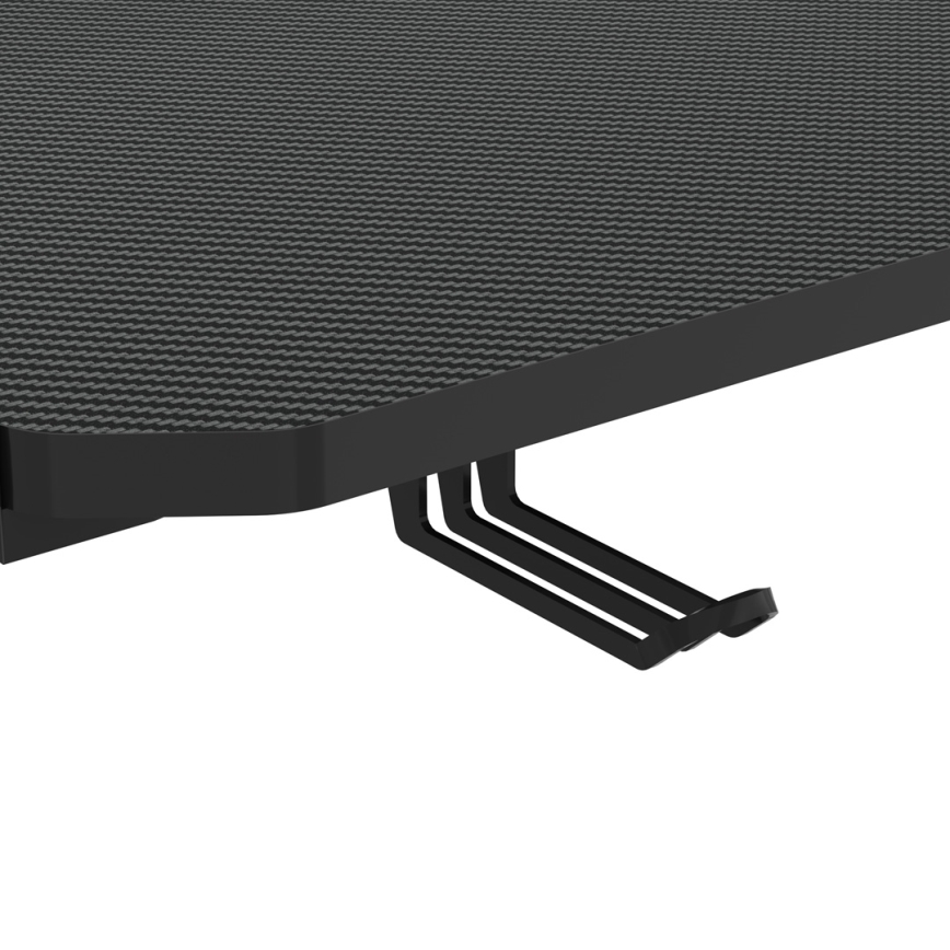 Гейминг маса SNAKE с LED RGB подсветка 100x60 см черен