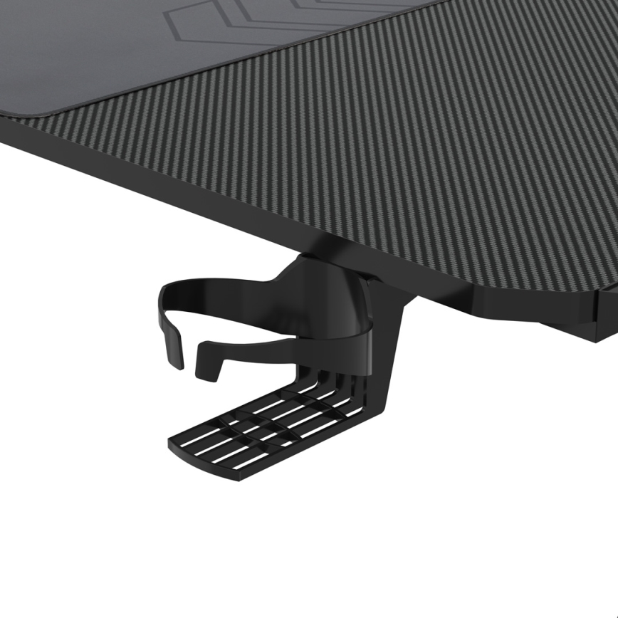 Гейминг маса SNAKE с LED RGB подсветка 100x60 см черен