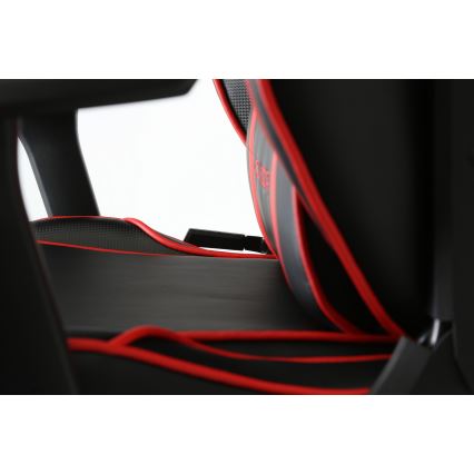 Геймърски стол VARR Monza черен/червен