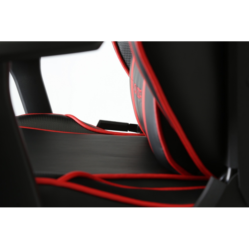 Геймърски стол VARR Monza черен/червен