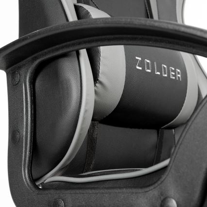 Геймърски стол VARR Zolder черен/сив
